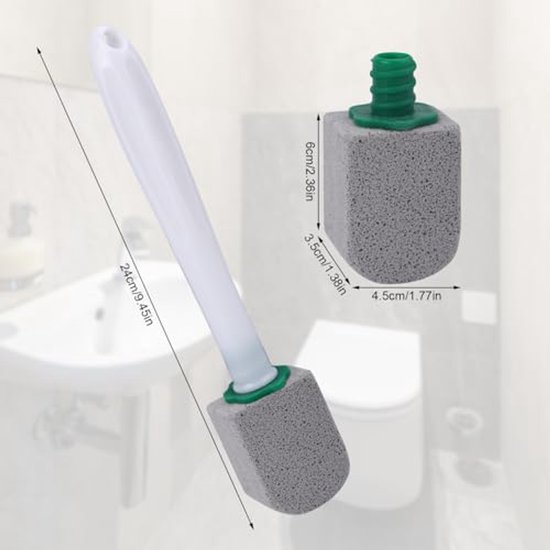 10pcs Pumice Stone Toilet Cleaner With 1 Long Handle, Toilet Bowl Stain Cleaner To Remove Fat Toilet Pumice Stone Cleaning Block For Toilet Bathtub Sink Kitchen - View #6