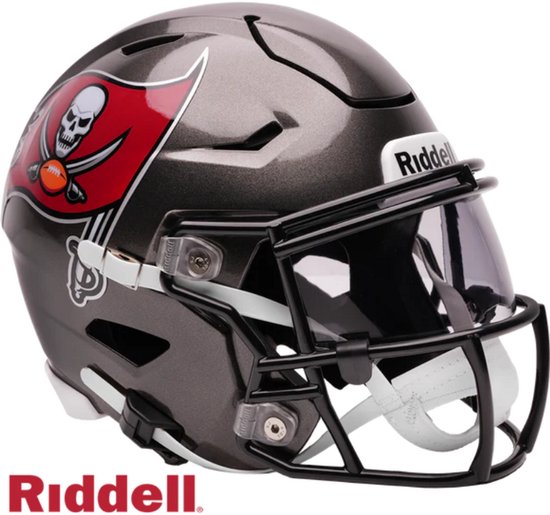 Casque Replica Riddell Speedflex Midi NFL, taille moyenne, Tampa Bay Buccaneers