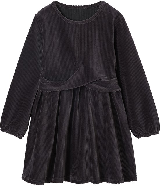 Generisch Elegante fluwelen winterjurk voor meisjes met
