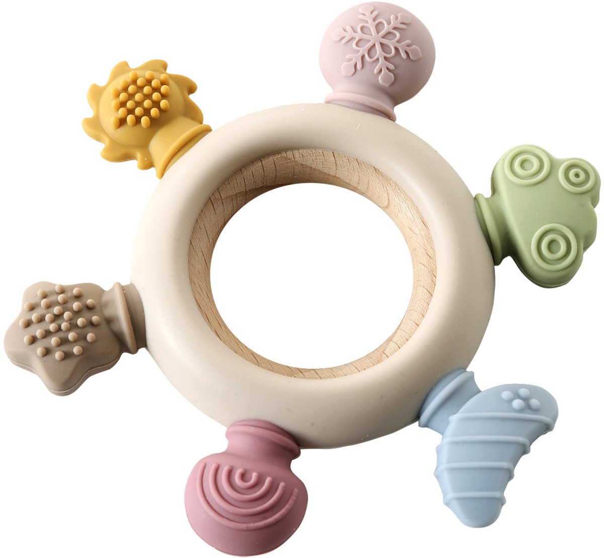 Vertbaudet Sensorische bijtring van silicone