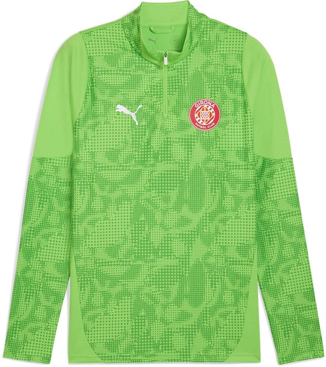 Puma Girona Fc 25/26 Training T-shirt Met Lange Mouwen M Man Groen