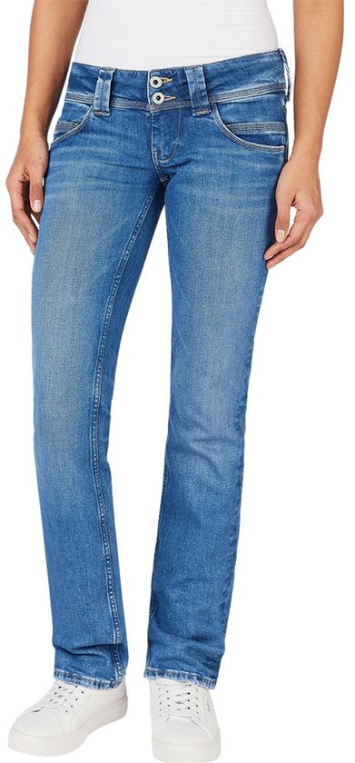 Pepe Jeans Slim Fit Taille Jeans Blauw 31/30 Femme