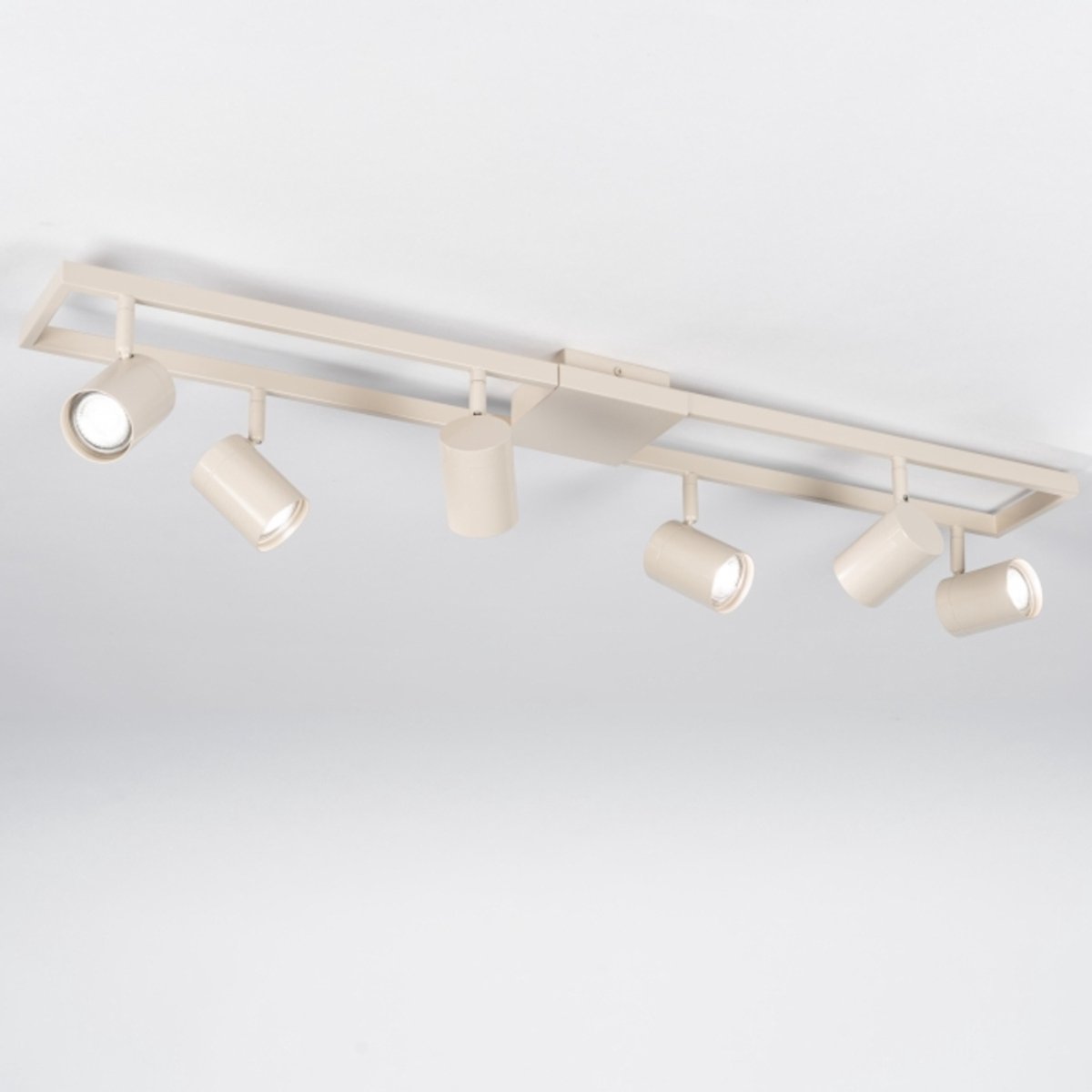 Lumidora Opbouwspot 75380 - MASON - 6 Lichts - GU10 - Beige - Zand - Metaal