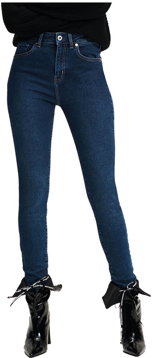 Karl Lagerfeld Jeans A1w10009 Skinny Fit Hoogzittende Jeans Blauw 28 / 30 Vrouw