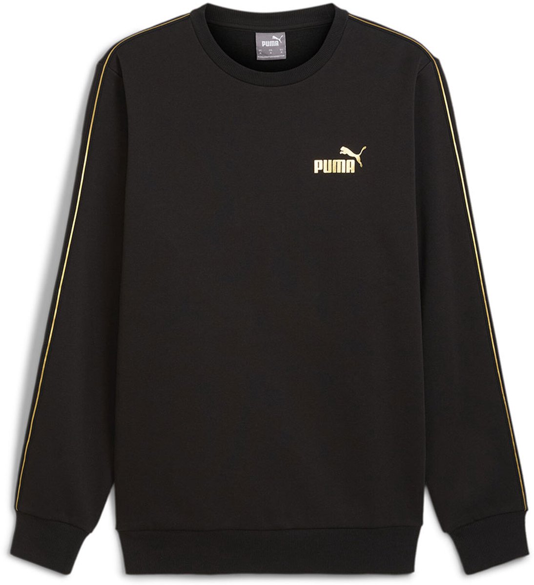 Puma Ess Tape Minimal Sweatshirt S Man Zwart