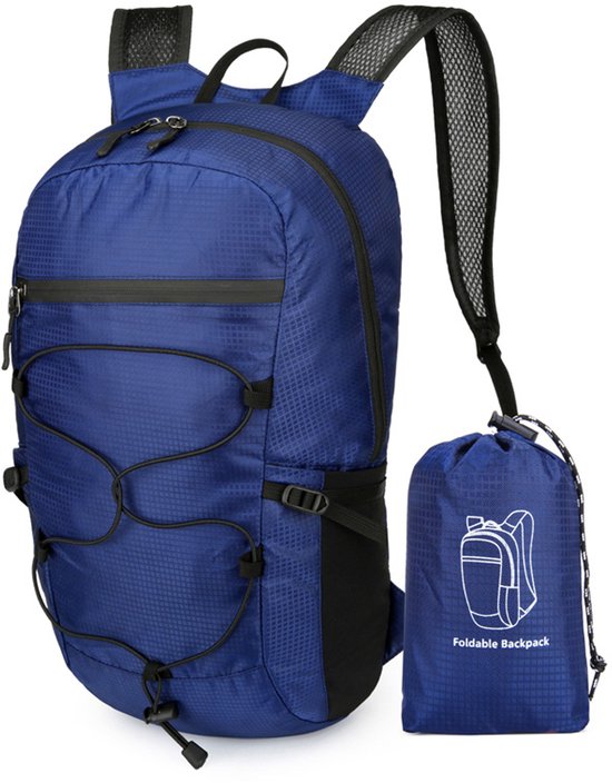 LOCAL LION wandelrugzak fietsrugzak trekkingrugzak 20L voor dames en heren met regenhoes voor wandelen trekking camping fietsen sport universiteit school