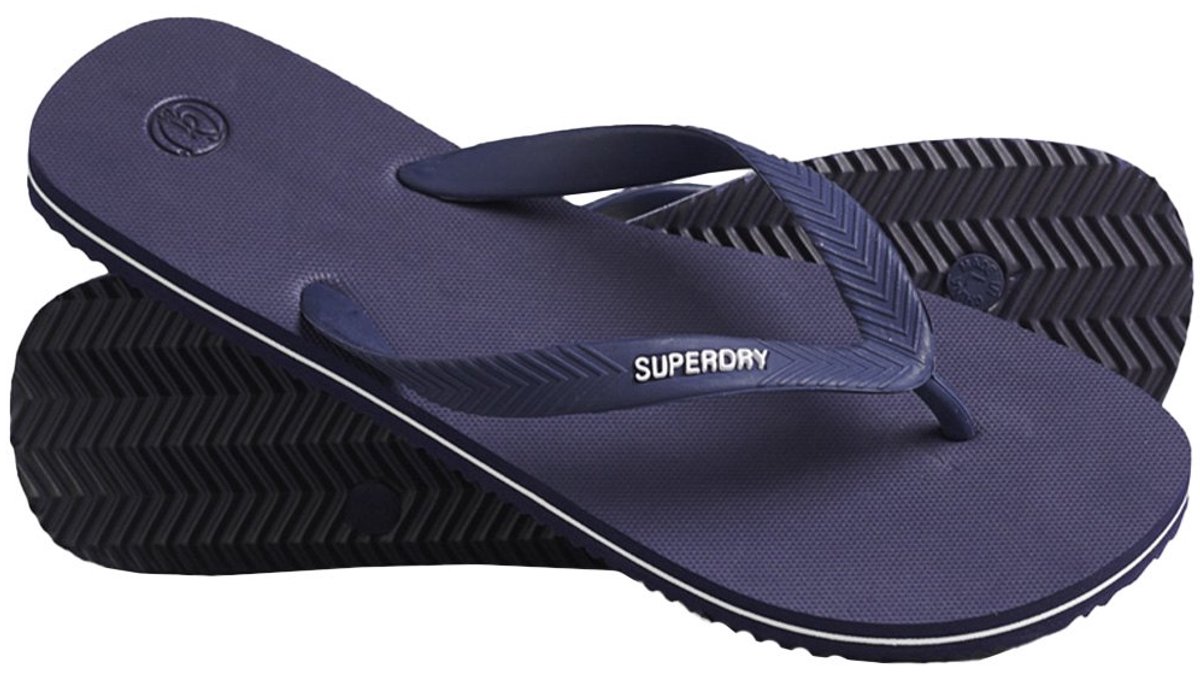 Superdry Vintage Classic Slippers Blauw Man