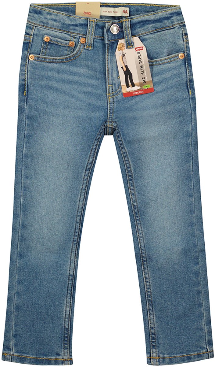 Levi´s ® Kids 512 Slim Taper Broek Blauw 8 Years Jongen