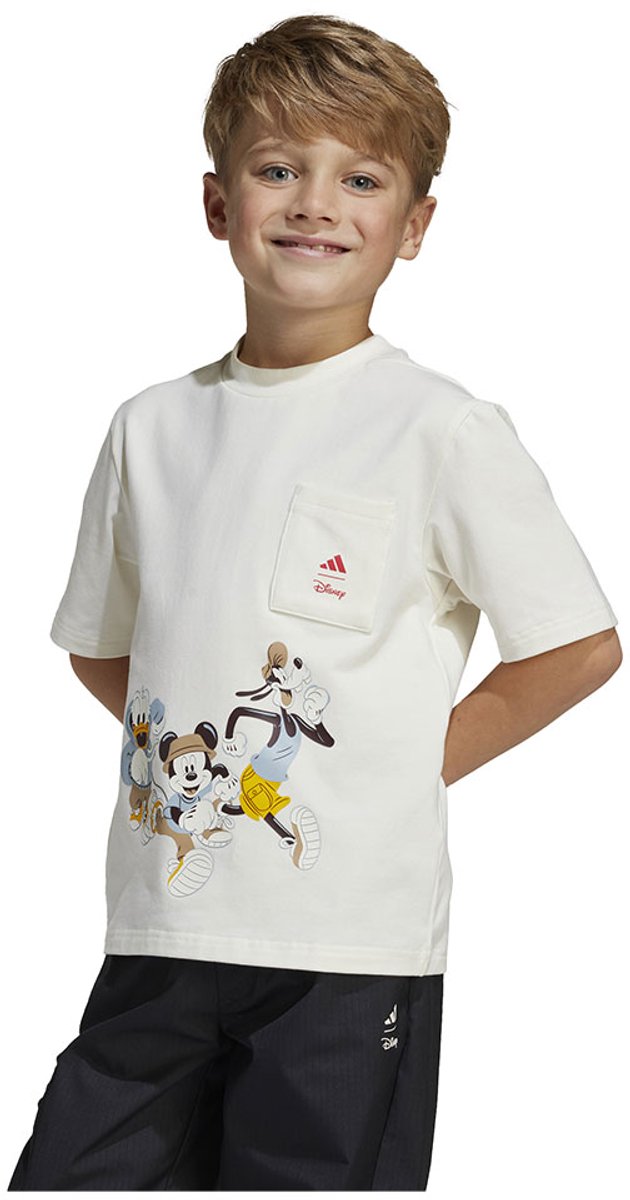 Adidas X Disney Mickey Mouse T-shirt Met Korte Mouwen 24 Months-3 Years Kinderen Wit