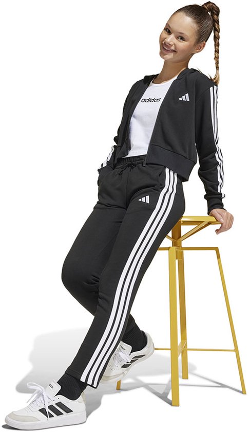 adidas Sportswear Veste à capuche entièrement zippée Essentials Enfants - Enfants - Noir - 128