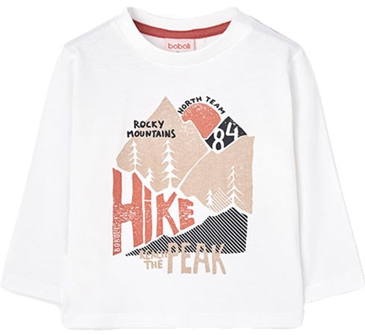 Boboli Knit T-shirt Met Lange Mouwen Wit 6 Years Kinderen