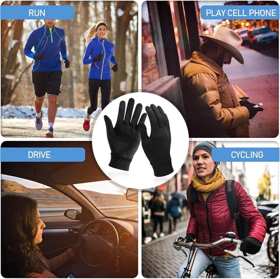 Waterdichte en Winddichte Fietshandschoenen voor Mannen en Vrouwen - Winter Handschoenen - Touchscreen Warm - Thermisch - Antislip - Fietsen, Hardlopen, Skiën van Merkloos — afbeelding 5