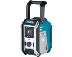 Makita DMR115 accu bouwradio - FM DAB/DAB+ Bluetooth - Bass subwoofer - voor 10,8/12V CXT & 14,4/18V LXT accu's en 230V netstroom
