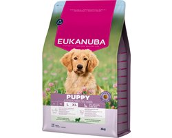 Eukanuba Hondenvoer Droog Life Care Dog Puppy & Junior Large Lam en Rijst - 3 x 3 kg - Voordeelverpakking