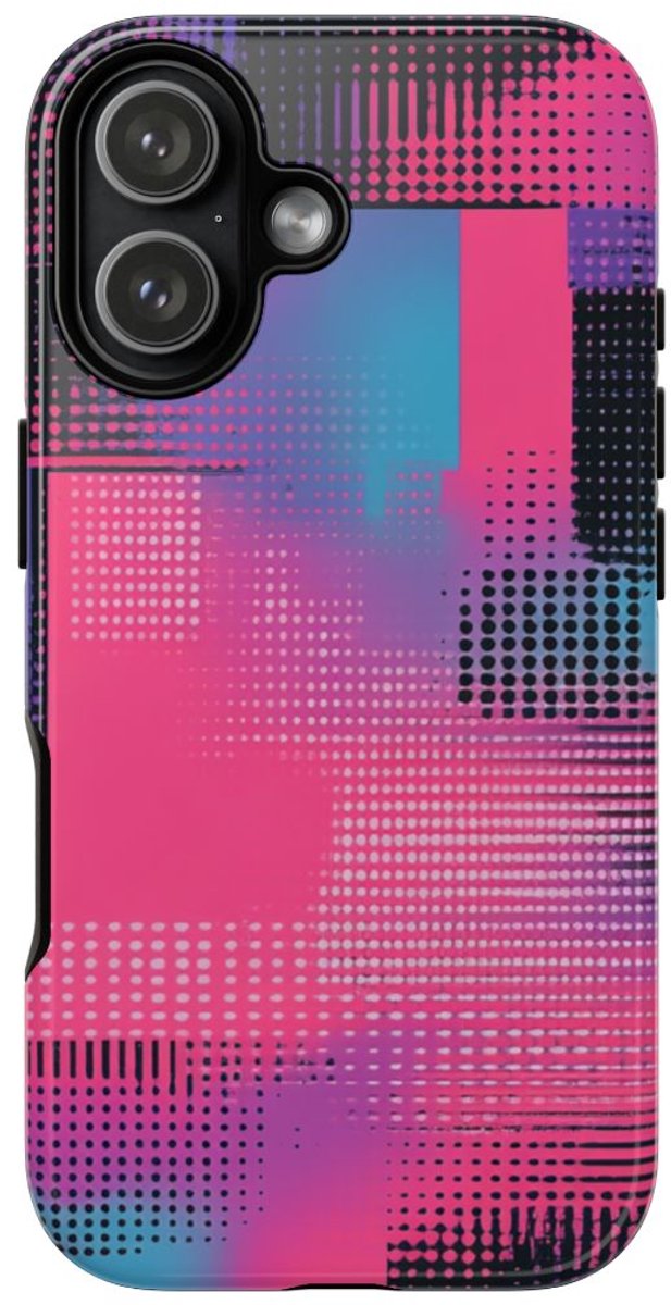 Vrolijk Abstract Geometrisch Patroon – Telefoonhoesje Geschikt voor iPhone 17