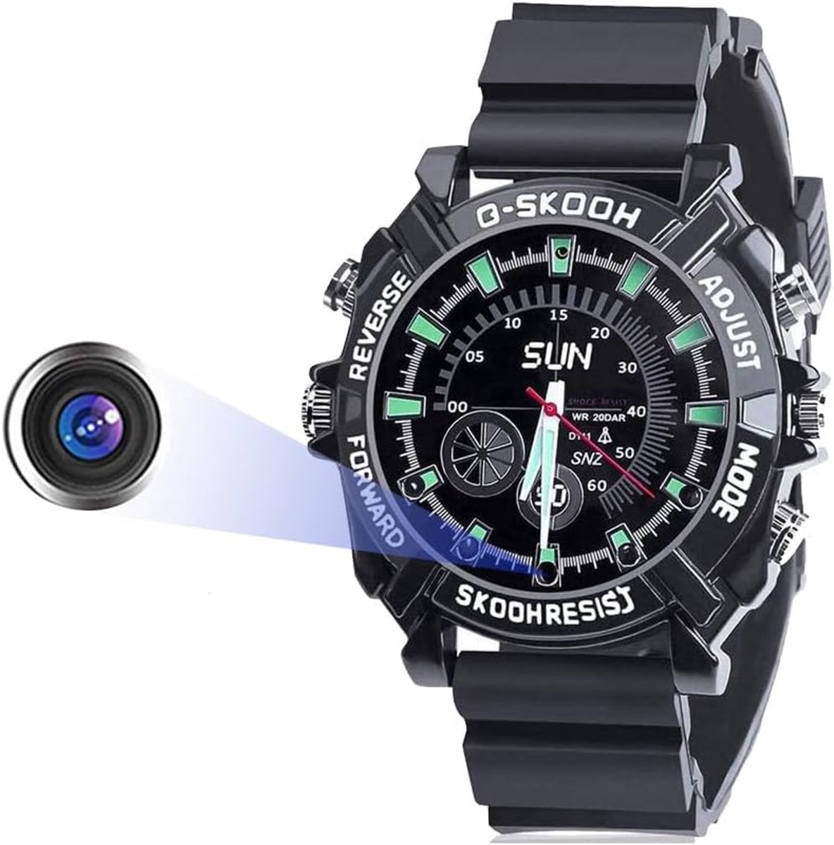 Lexium Verborgen Camera - Spionage Camera - Geheime Camera - Spy Camera - Spycamera - Spion Camera - Verborgen Mini Camera - Spy Camera Mini - Afluisteren - Afluisterapparatuur