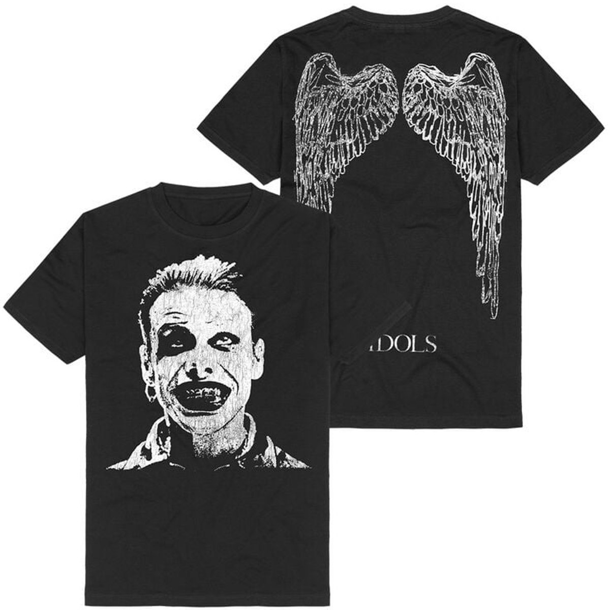 Yungblud Idols Wings Heren T-shirt - zwart - L