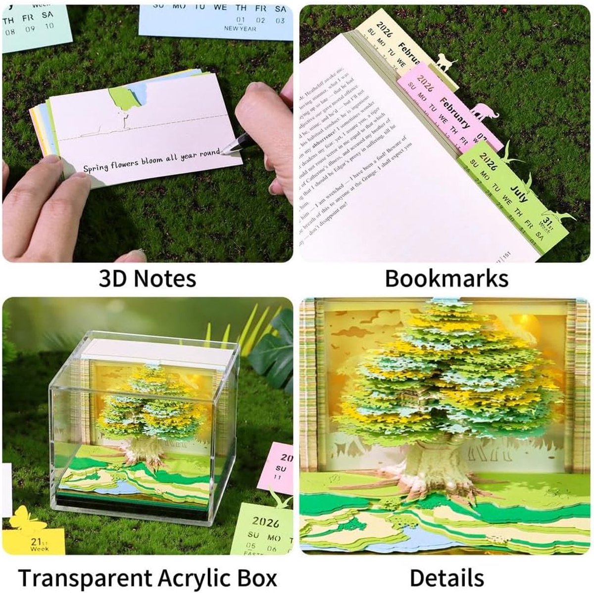 Bureaukalender gerecycled met logo