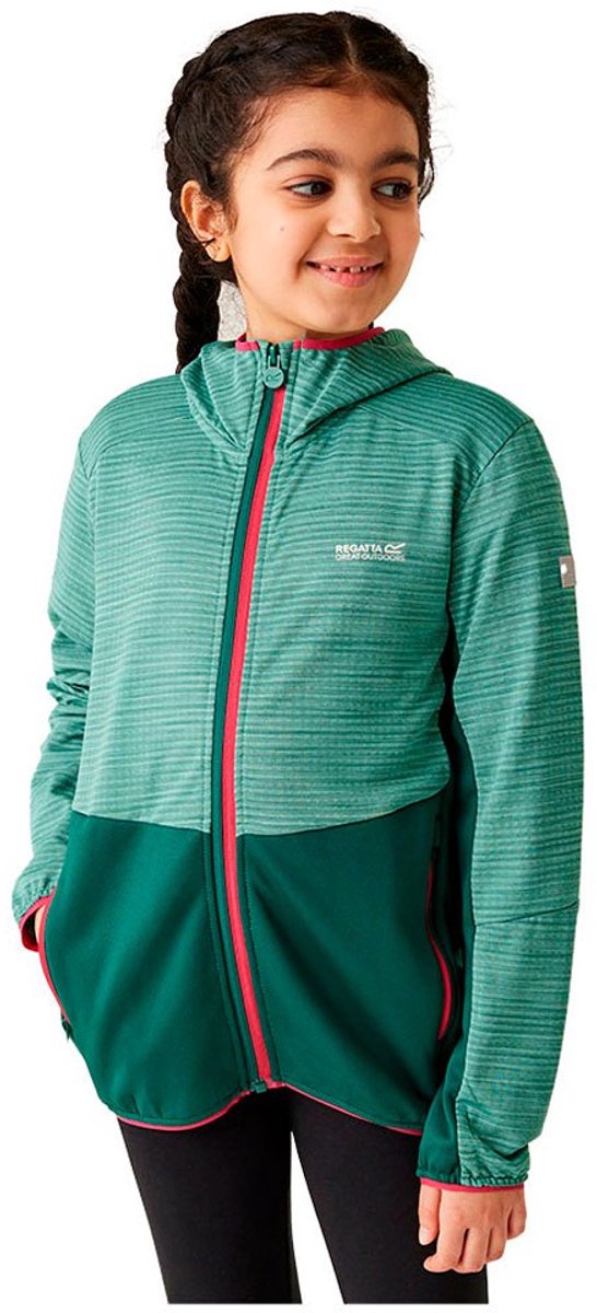 Regatta Prenton Iii Jas 7-8 Years Meisjes Groen