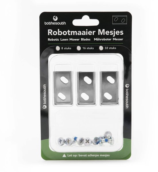 Lames de tondeuse robot To the South® en acier pour Robomow RK1000 Pro - 32 pièces