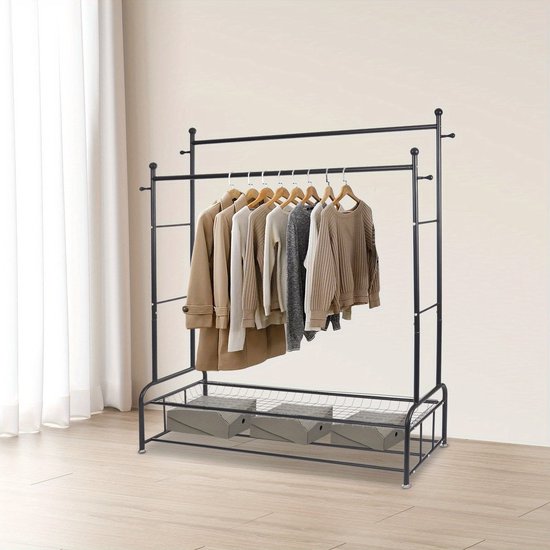 Box and beyond Kledingrek voor kinderen, metaal, wolkenvorm, 1 kledingstang, saliegroen, 132 x 81 x 36 cm Box and beyond Kledingrek voor kinderen, metaal, wolkenvorm, 1 kledingstang, saliegroen, 132 x 81 x 36 cm