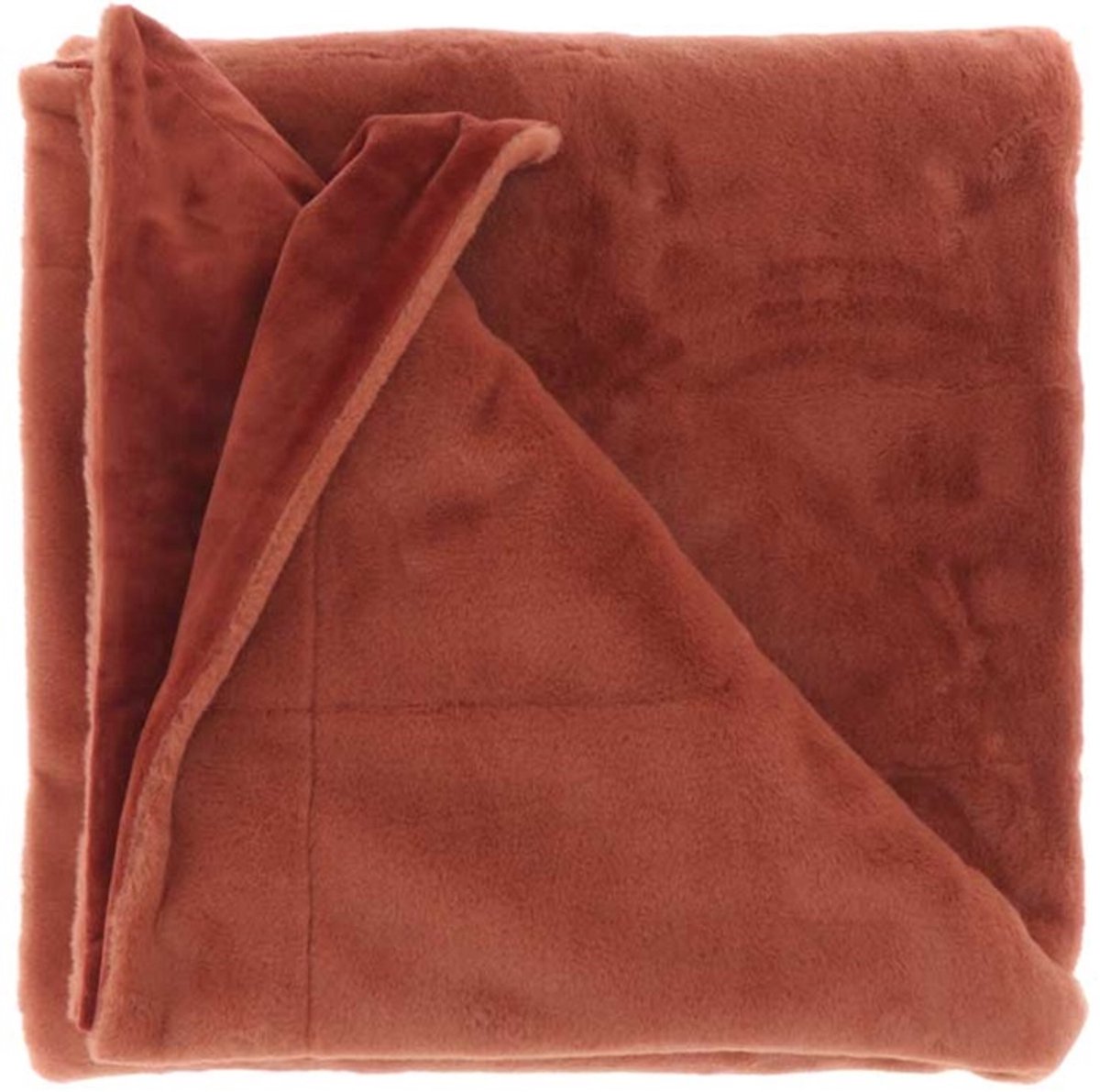 Unique Living Plaid Klaas 150x200cm redwood