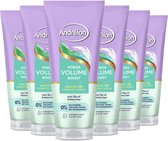Andrélon Shampoo Scrub - Kokos Volume Boost - verrijkt met kokosextract en aloë vera - 6 x 200 ml