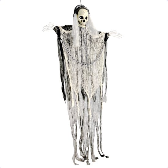 Halloween Decoratie Hangende Geest Versiering Halloween Versiering voor Buiten Herfst Decoratie Geesten