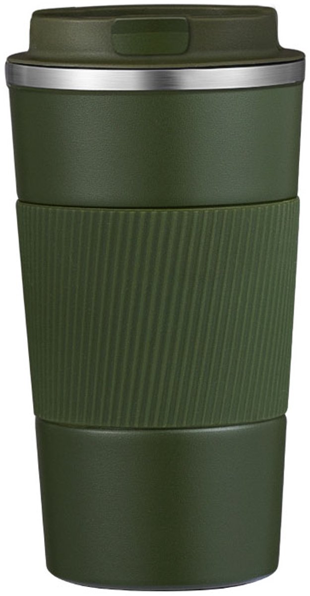 Thermobeker-Isolatie-RVS-Travel-Mok-Uitlaufsicher-Groen