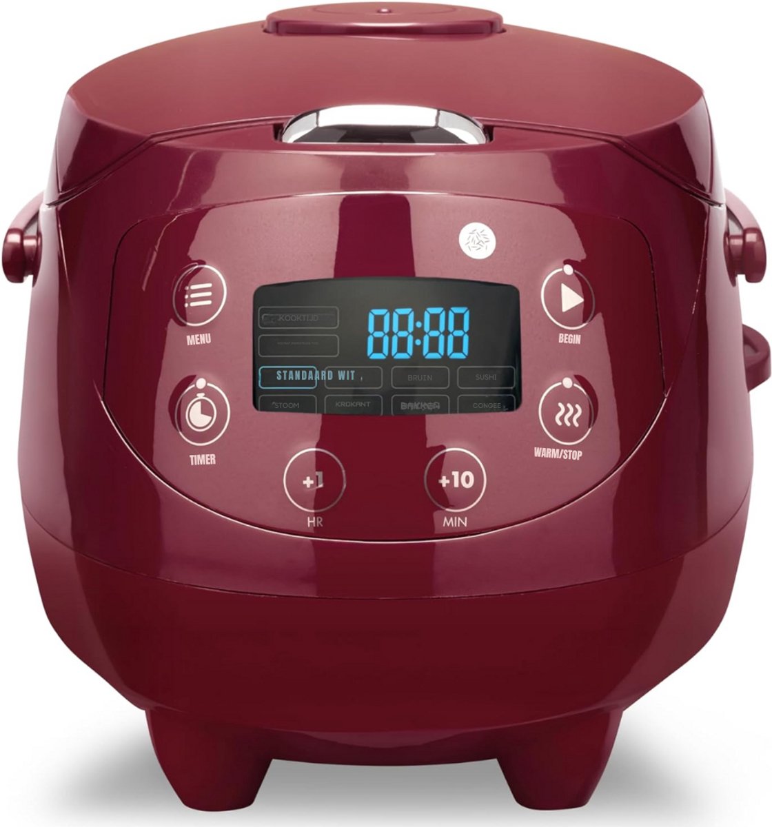 SCH® Multicooker - Multicookers - Rood - 35cm x 27cm x 27cm