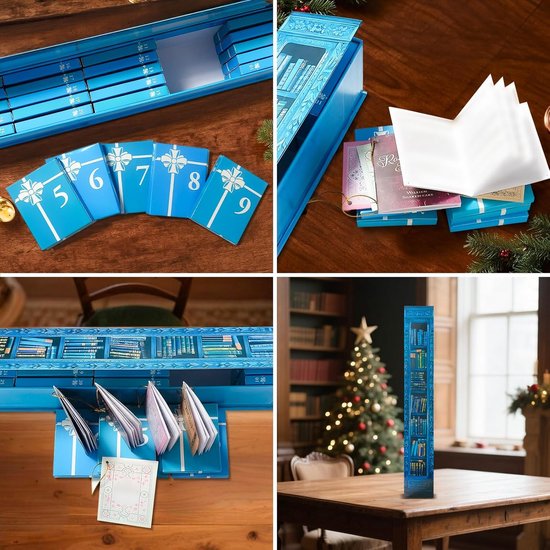 Calendrier De L'Avent 2025 Mini Livres Décoratifs - 24 Surprises, Décoration De Noël Littéraire, Cadeau Pour Amoureux Des Livres - 8