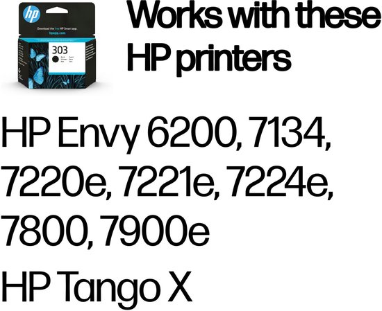 HP Originele HP 303 Cyan/Magenta/Gele inktcartridge Veelkleurig