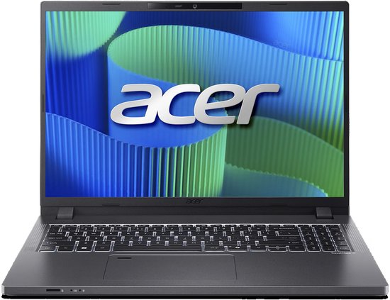 Acer TravelMate P2 TMP216-71-G3-TCO Intel Core Ultra 5 125H Laptop 40,6 cm (16") WUXGA 16 GB DDR5-SDRAM 512 GB SSD Wi-Fi 6E (802.11ax) Windows 11 Pro Grijs - Acer - Hoofdafbeelding