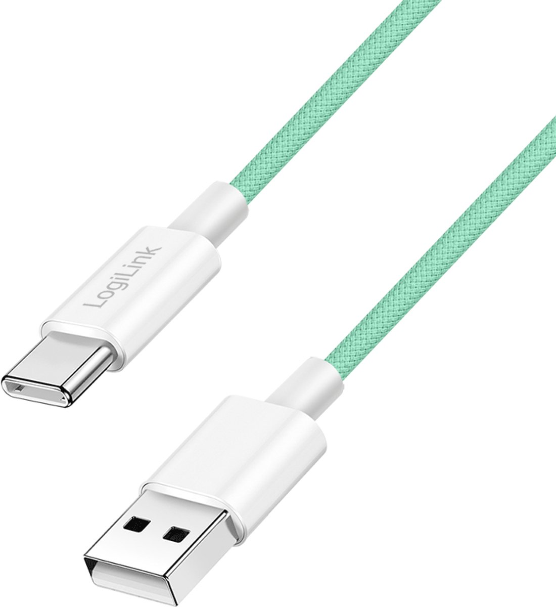 LogiLink CU0327 USB-kabel USB 2.0 1 m USB A USB C Groen