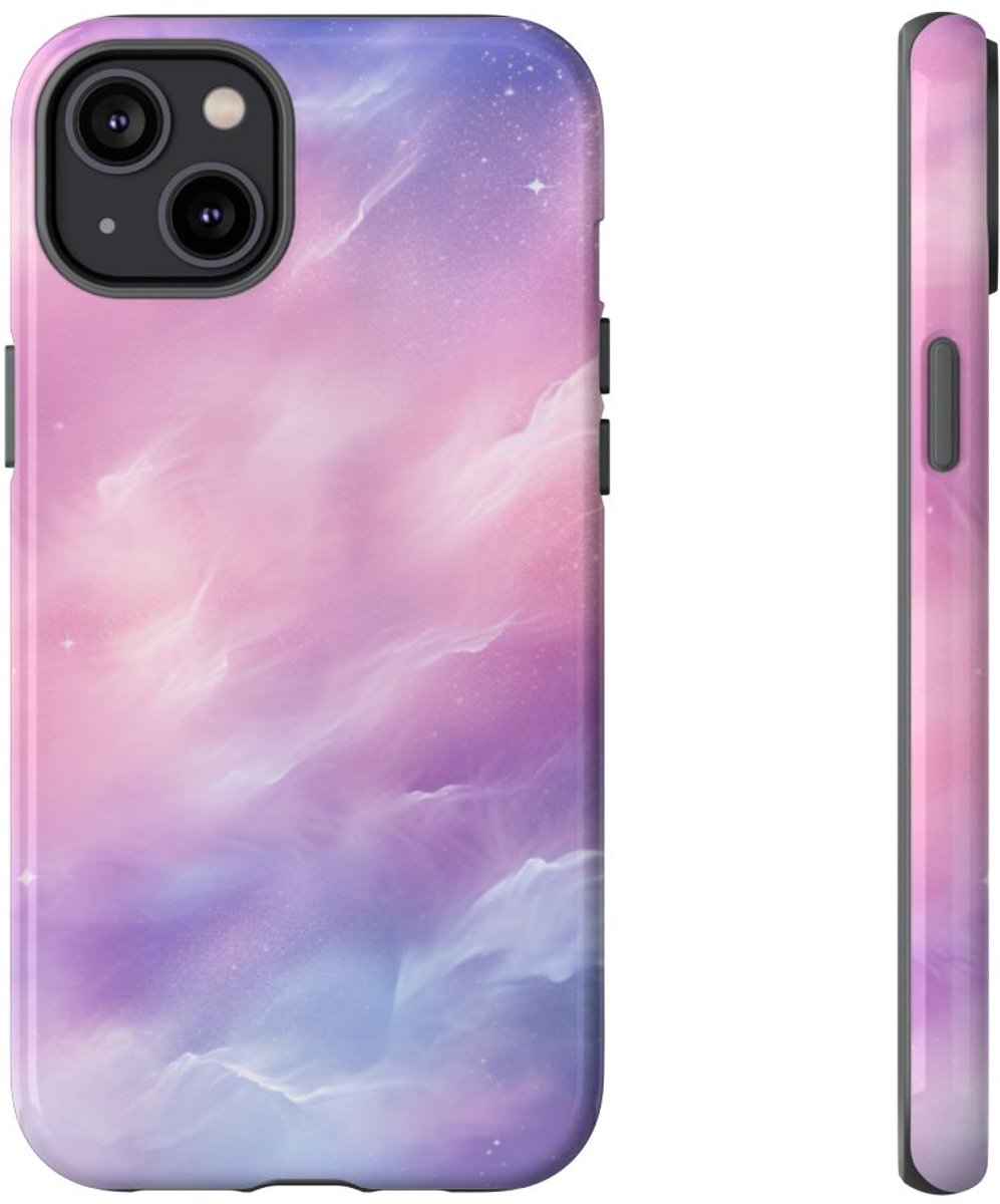 Pastelkleurige Hemelnevel – Telefoonhoesje Geschikt voor iPhone 14 Plus
