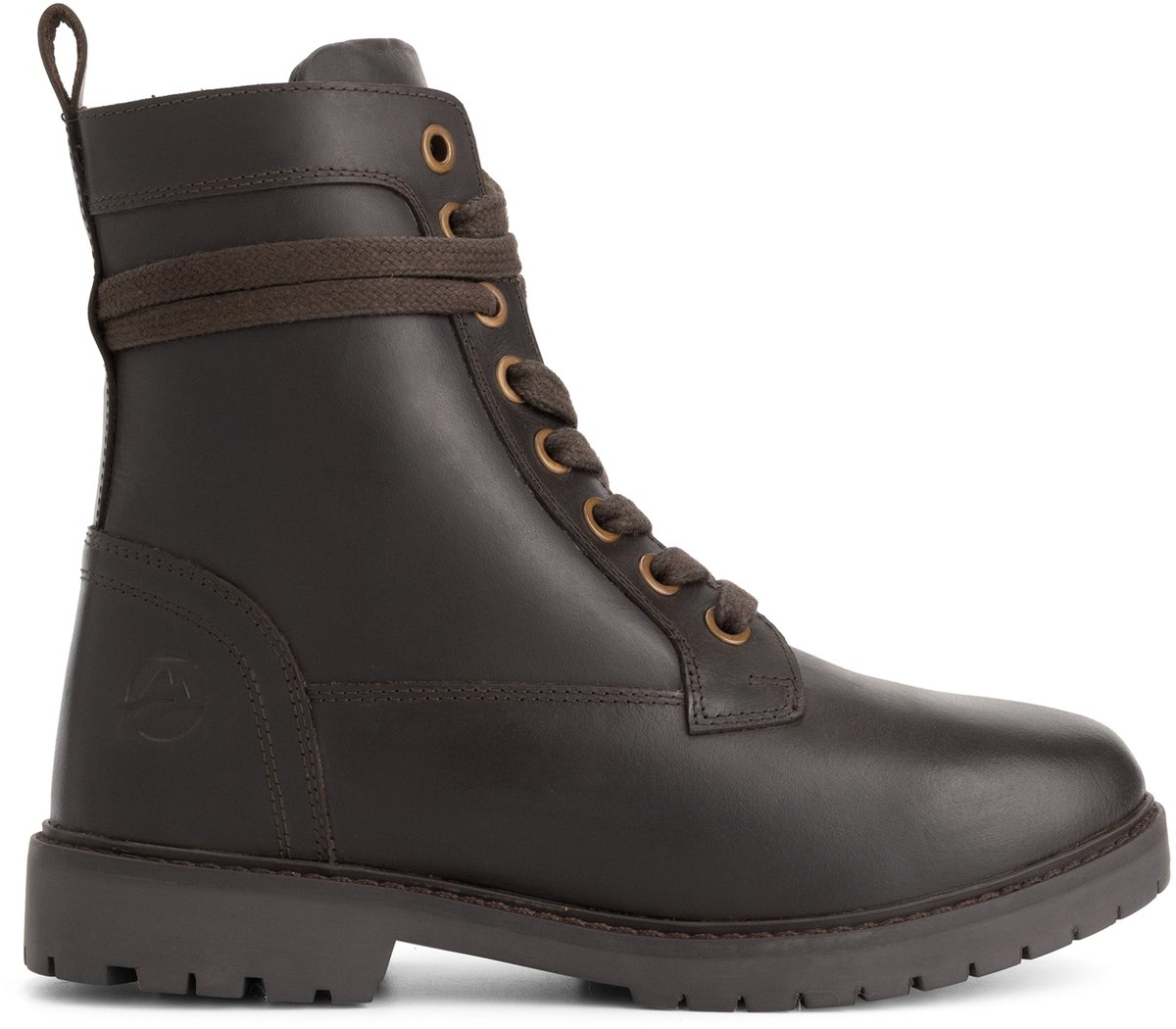 Travelin' Kafjord Dames - Veterboots - Wolgevoerd - Donkerbruin