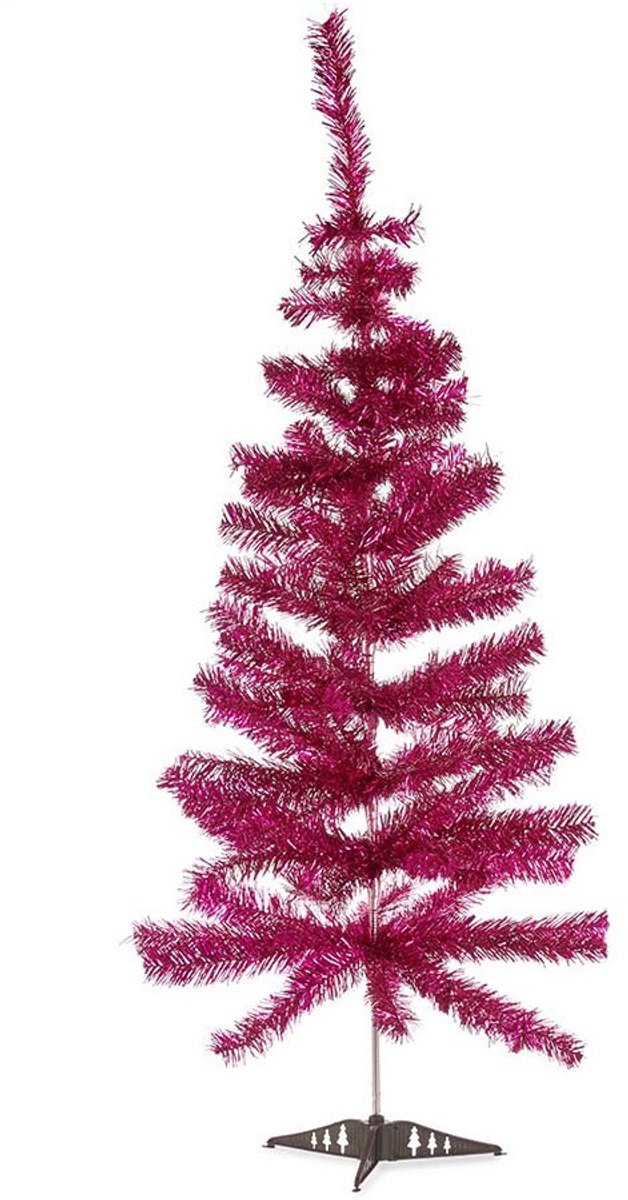 Kunstmatige kerstboom in fuchsia roze, 120 cm hoog - Krist+ Kunst.