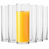 KROSNO - Balance longdrinkglazen - 230 ml - 6 stuks - handgemaakt - waterglazen - limonadeglazen - kristalglas