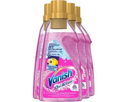 Vanish Oxi Action - Vlekkenverwijderaar Gel - Voor Gekleurde Was - 30 Wasbeurten - Voordeelverpakking - 4 stuks