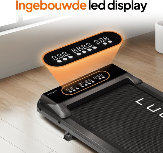 Lugia Loopband Fit Plus - 1-12 km/u - Inklapbaar - LED Display - Bol
