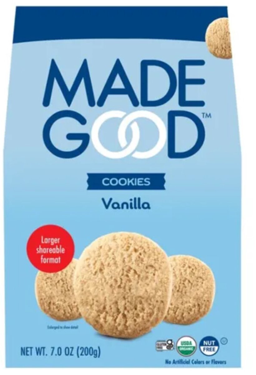 MadeGood Cookies Bio Vanilla - 200 gr