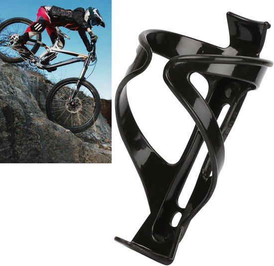2 stuks - Universele Fiets Bidonhouders - Sterke & Flexibele Structuur - Afmetingen: 14.5x7.5x7.6 cm - Zwart — afbeelding 3