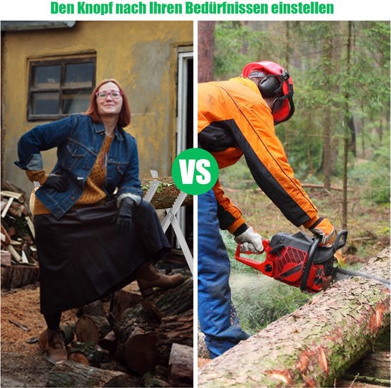 COSTWAY Zaagbok van staal, robuuste werkbok, 100 kg draagkracht, inklapbaar, met gekerfde zaagtanden, houten snijbok, draagbare werkbok van Costway — afbeelding 5