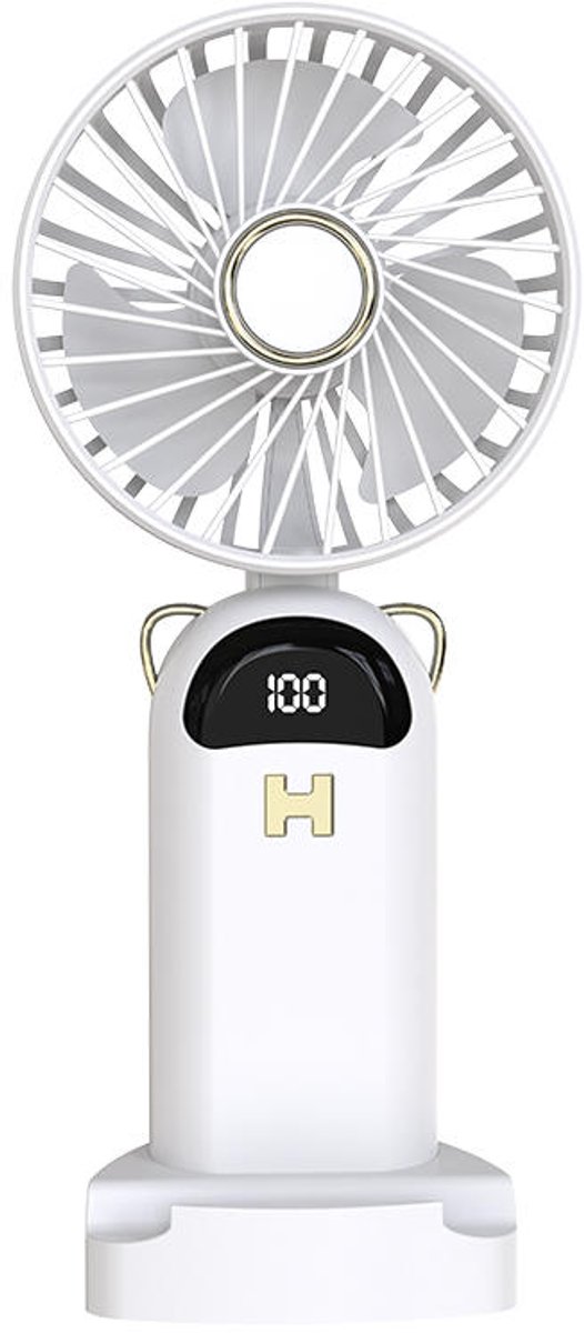 Draagbare, draagbare, opvouwbare USB-ventilator