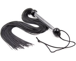 Smart Moves - Flogger - Siliconen Strengen - 51 cm - Zwart