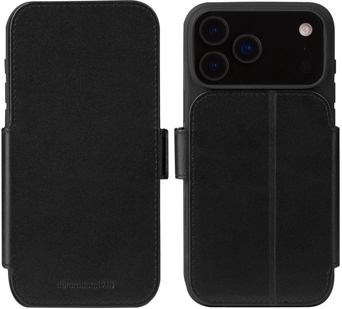 dbramante1928 Copenhagen Bookcase geschikt voor Apple iPhone 17 Pro Max - Zwart