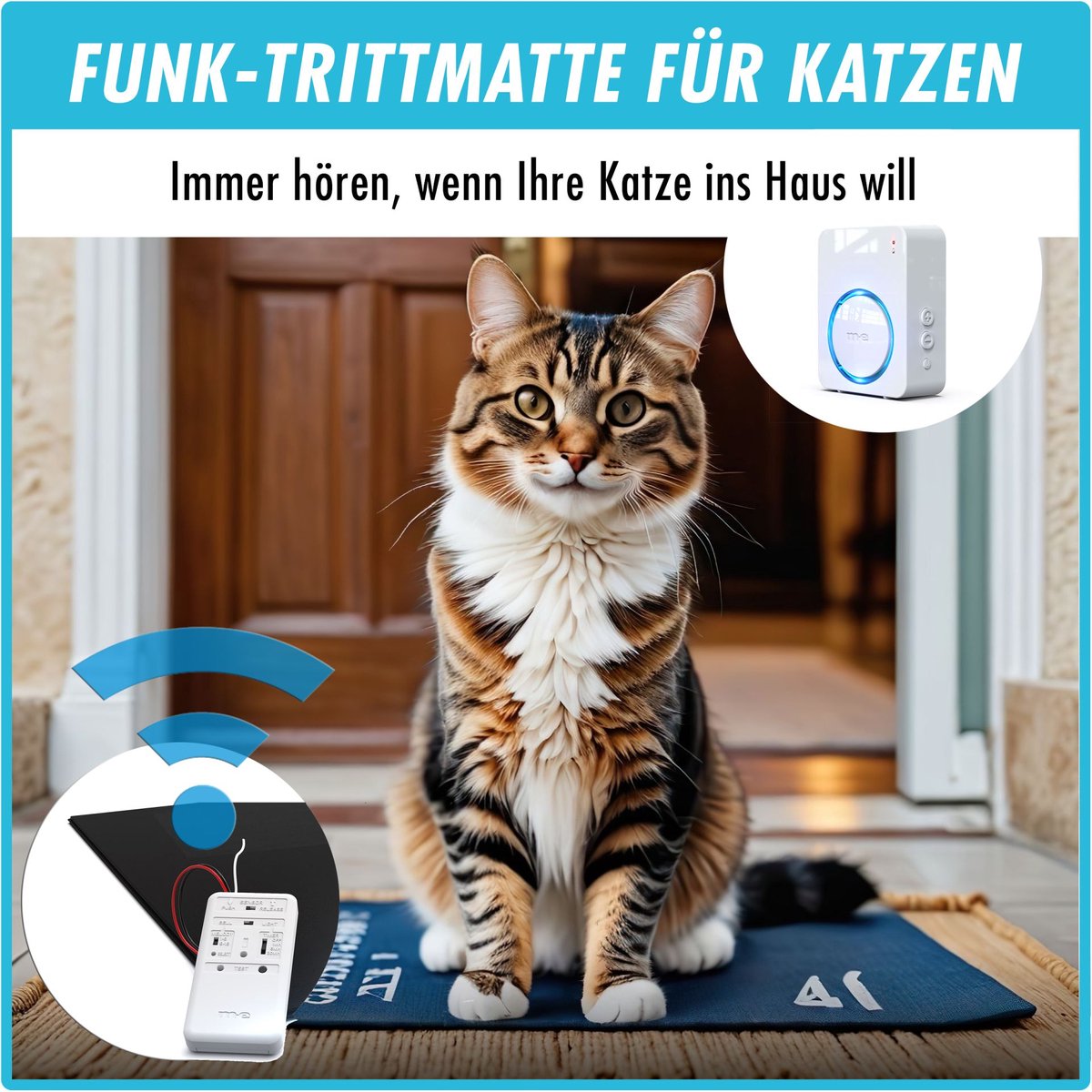 m-e BELL-57721 Draadloze Sensormat met Ontvanger - afbeelding 3