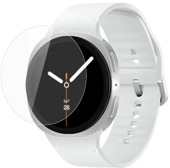 Strap-it Screenprotector van gehard glas -bescherming glasplaatje geschikt voor Samsung Galaxy Watch 8 - 40mm
