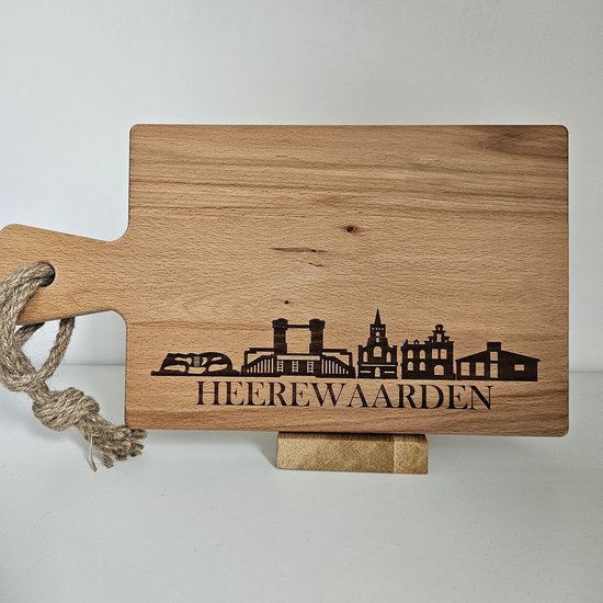 Planche à boissons en bois de hêtre Skyline Heerewaarden 20 cm