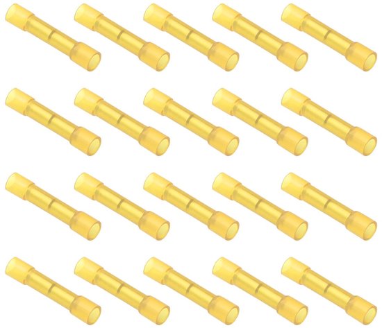 Connecteur de câble isolé VLTG Jaune transparent - Cosse de câble - 4-6 mm² - 20 pièces.